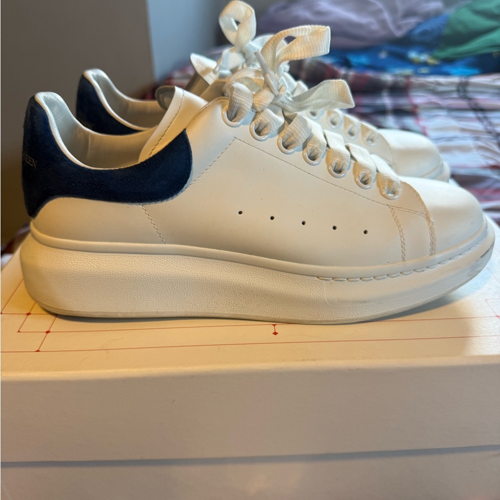 Alexander McQueen Nordstrom White Leather Sneakers